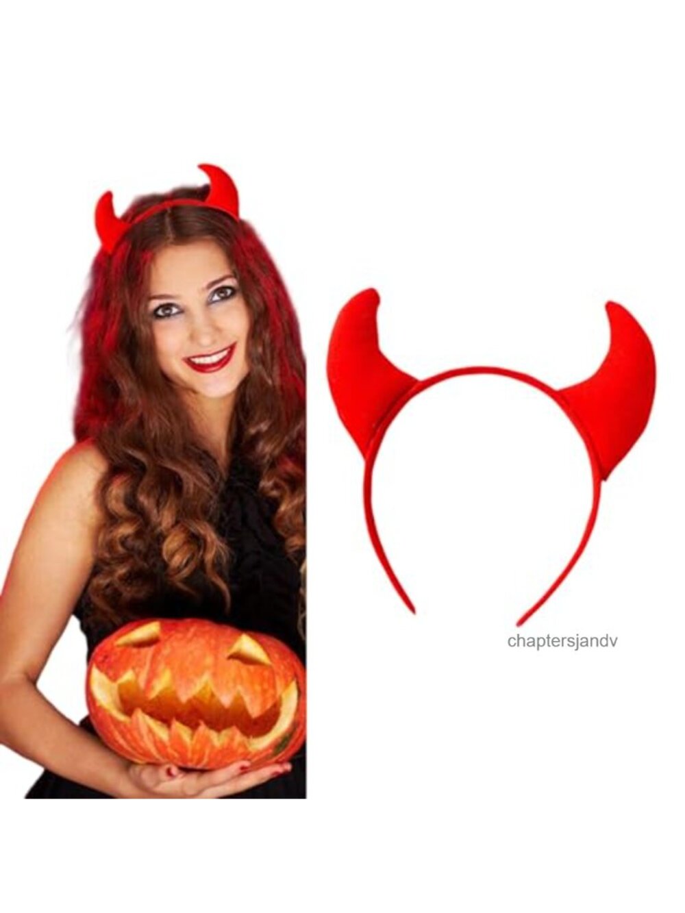 Devil Horns Headband Halloween Cosplay Costume Headpiece